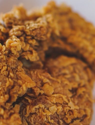 Crushed saltine crackers create a thick, craggy coating for fried chicken. Leave some larger crumbs for extra crunch and season with care.